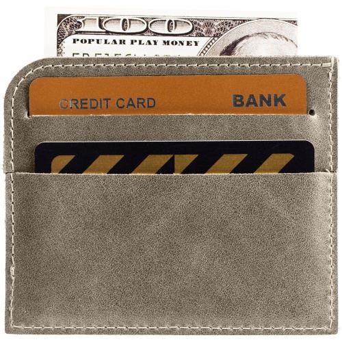 Чехол для карточек Apache, серый фото 5 Чехол для карточек Apache, серый фото 5