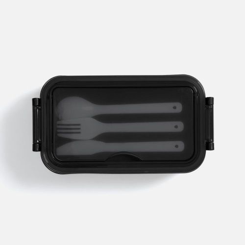 Ланчбокс Pranzo, черный фото 2 Ланчбокс Pranzo, черный фото 2