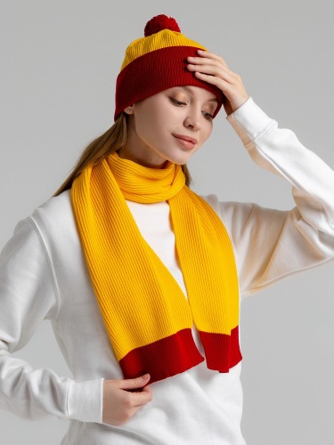 Шапка Snappy, желтая с красным фото 6 Шапка Snappy, желтая с красным фото 6