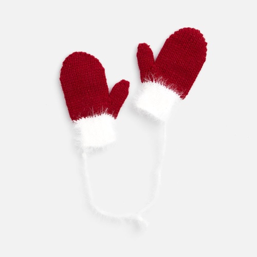 Подвеска на елку «Вьюжка», варежки, красная Подвеска на елку «Вьюжка», варежки, красная