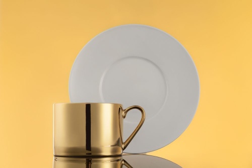 Чайная пара Reflection, золотистая, уценка фото 8 Чайная пара Reflection, золотистая, уценка фото 8