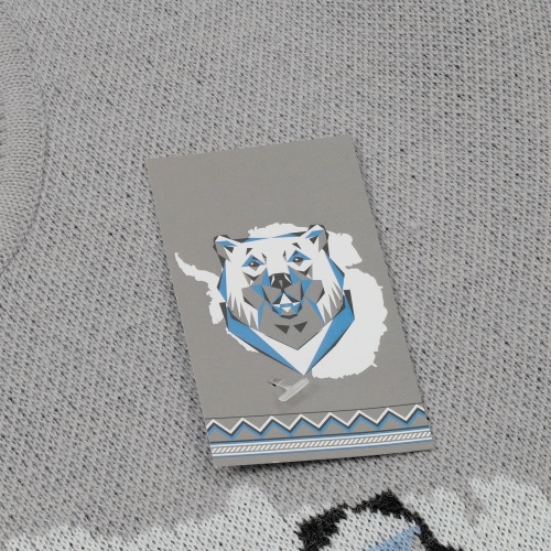 Джемпер Totem Bear, серый фото 4 Джемпер Totem Bear, серый фото 4