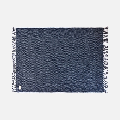 Плед Deepak, синий фото 2 Плед Deepak, синий фото 2