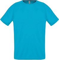 Футболка унисекс Sporty 140, бирюзовая