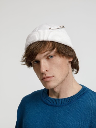 Шапка Pricker, белая фото 4