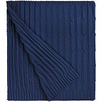 Плед Remit, темно-синий (сапфир)