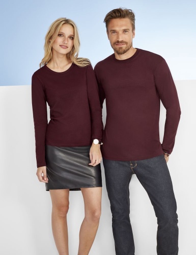 Футболка мужская с длинным рукавом Monarch, голубая фото 6 Футболка мужская с длинным рукавом Monarch, голубая фото 6