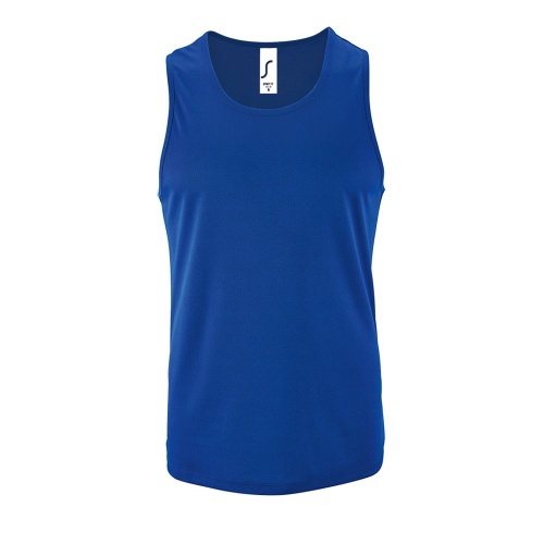 Майка мужская Sporty TT Men, ярко-синяя Майка мужская Sporty TT Men, ярко-синяя