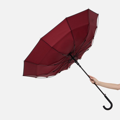 Зонт-трость Abrego, бордовый фото 4