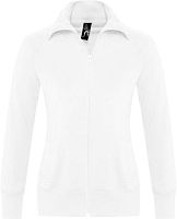 Толстовка женская на молнии Soda 280 белая