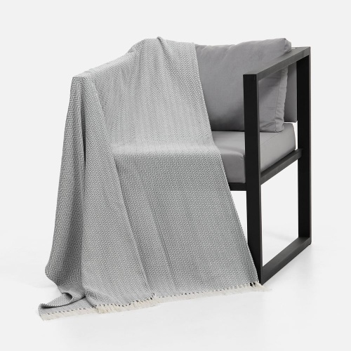 Плед Landour, серый фото 3