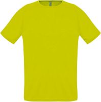 Футболка унисекс Sporty 140, желтый неон