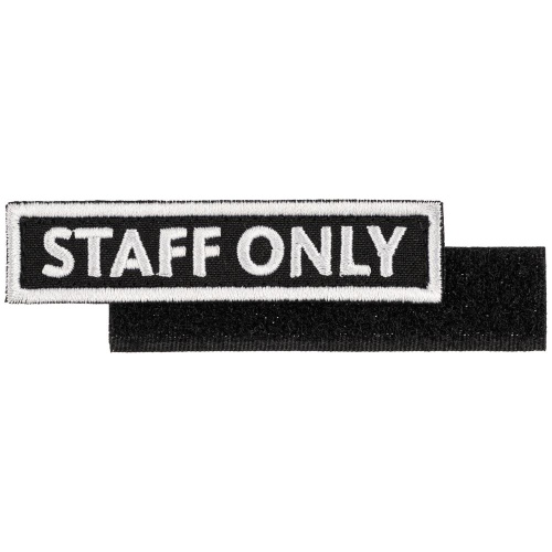 Шеврон на липучке Staff Only Шеврон на липучке Staff Only