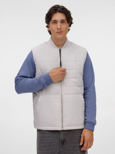 Жилет унисекс Warmbridge, светло-серый фото 3 Жилет унисекс Warmbridge, светло-серый фото 3