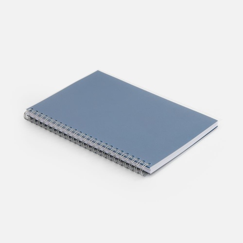 Блокнот на пружине Novalis, синий фото 3 Блокнот на пружине Novalis, синий фото 3