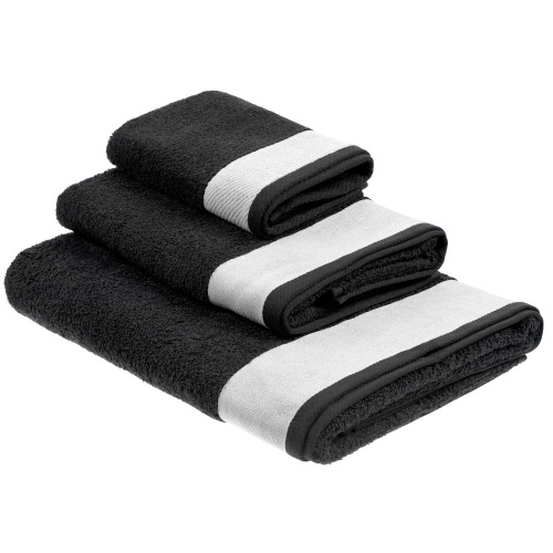 Полотенце Etude, малое, черное фото 7