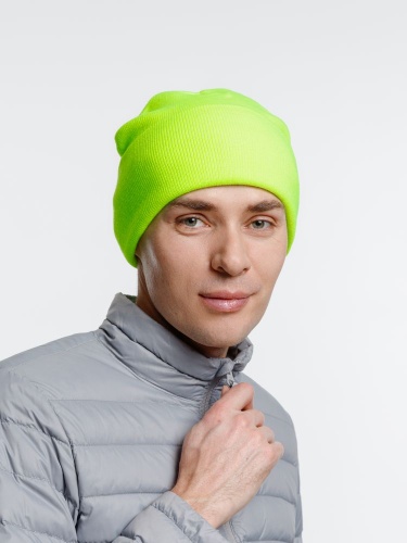 Шапка Urban Flow, салатовый неон фото 3 Шапка Urban Flow, салатовый неон фото 3