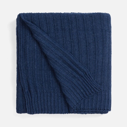 Плед Termoment, синий меланж