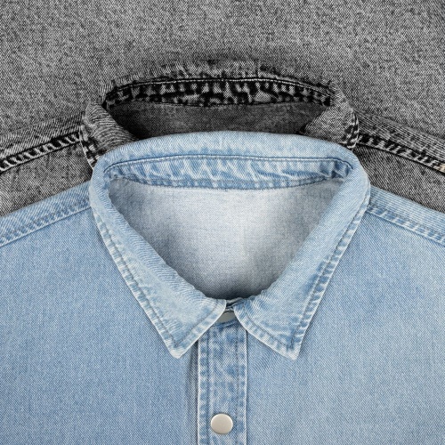 Куртка джинсовая O3, голубая фото 4 Куртка джинсовая O3, голубая фото 4