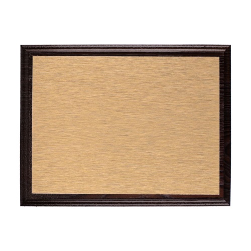 Плакетка Plaque, малая, венге с золотистой пластиной Плакетка Plaque, малая, венге с золотистой пластиной