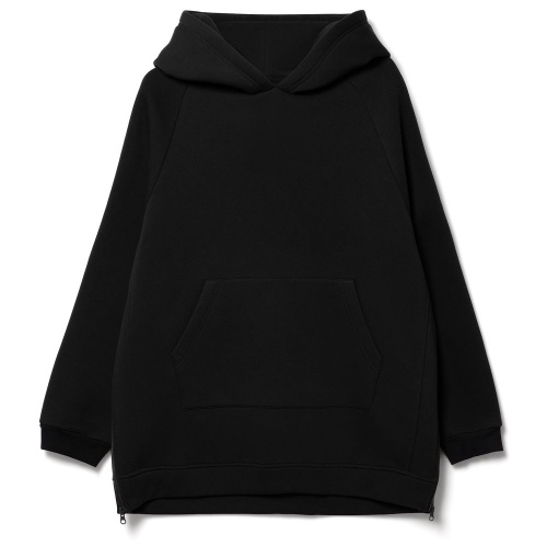 Худи унисекс оверсайз Easy Street, черное фото 2 Худи унисекс оверсайз Easy Street, черное фото 2