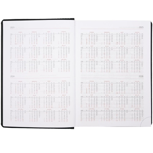 Ежедневник Brand, недатированный, черный фото 5