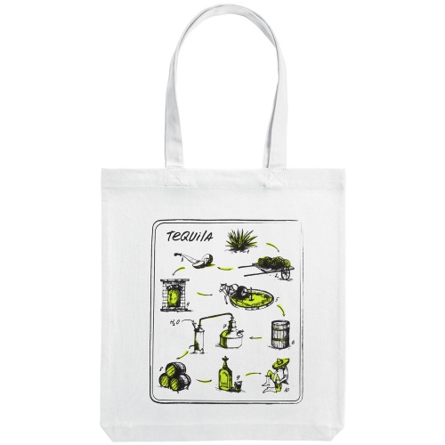 Холщовая сумка «Текила», молочно-белая фото 3