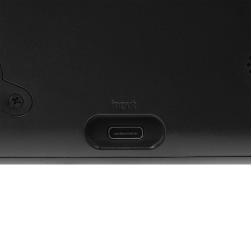 Зарядная станция с часами Electron, черная фото 9