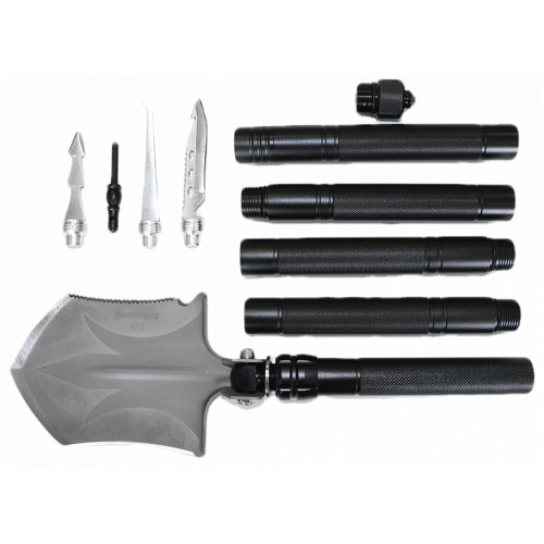 Многофункциональная лопата HK002, черная Многофункциональная лопата HK002, черная