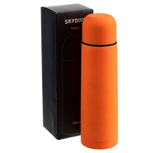 Термос Skydive, оранжевый фото 6