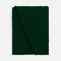 Плед Remitti, темно-зеленый (хвойный)