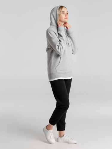 Толстовка с капюшоном унисекс King, серый меланж фото 10 Толстовка с капюшоном унисекс King, серый меланж фото 10