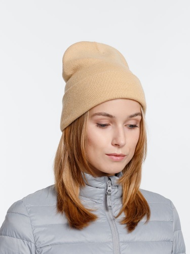 Шапка Urban Flow, бежевая фото 3 Шапка Urban Flow, бежевая фото 3