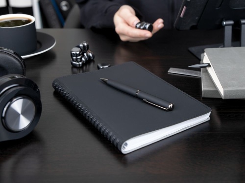 Ручка шариковая Inkish Gunmetal, черная фото 2 Ручка шариковая Inkish Gunmetal, черная фото 2