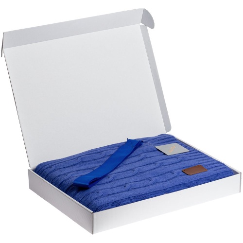 Плед Auray, ярко-синий фото 9