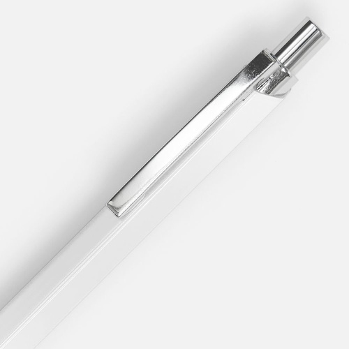 Ручка шариковая Alumno, белая фото 2