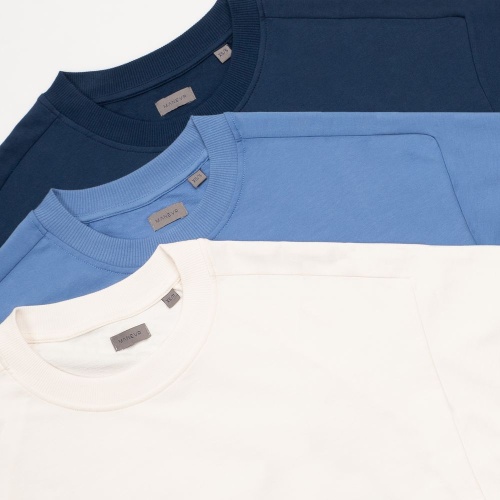 Футболка унисекс Neofit, темно-синяя фото 5