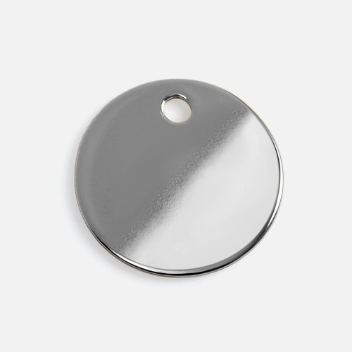Шильдик металлический Alfa Sirkel, серебристый глянцевый Шильдик металлический Alfa Sirkel, серебристый глянцевый
