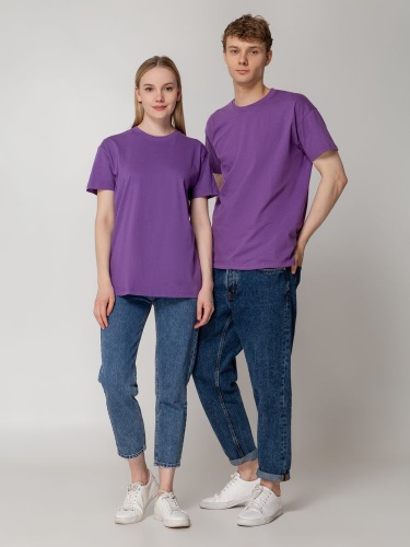Футболка унисекс Regent 150, фиолетовая фото 12
