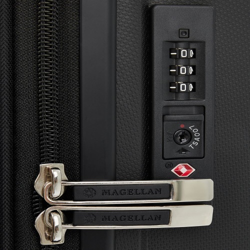 Чемодан Santiago M, черный фото 3