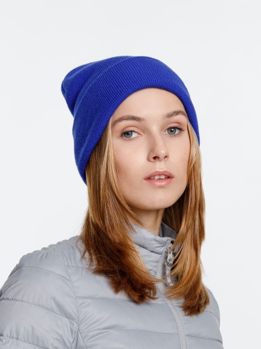 Шапка Urban Flow, ярко-синяя фото 3 Шапка Urban Flow, ярко-синяя фото 3
