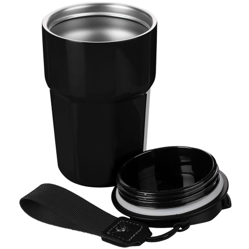 Термостакан Freshbrew, черный фото 2