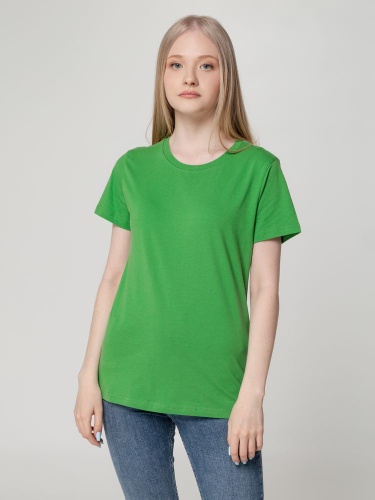 Футболка женская T-bolka Lady, ярко-зеленая фото 6