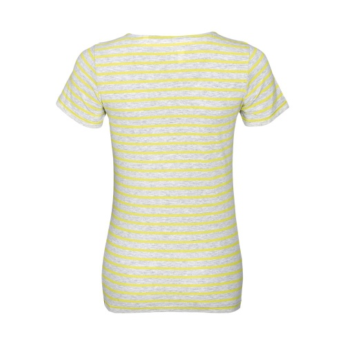 Футболка Miles Women серая с желтым фото 3