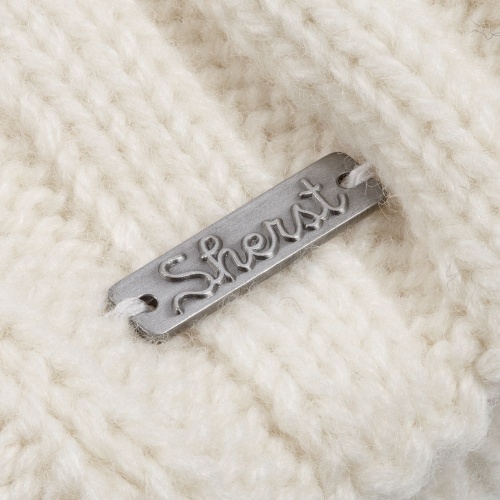 Шапка Uni, молочно-белая фото 4