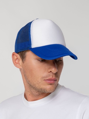 Бейсболка Sunbreaker, ярко-синяя с белым фото 7 Бейсболка Sunbreaker, ярко-синяя с белым фото 7