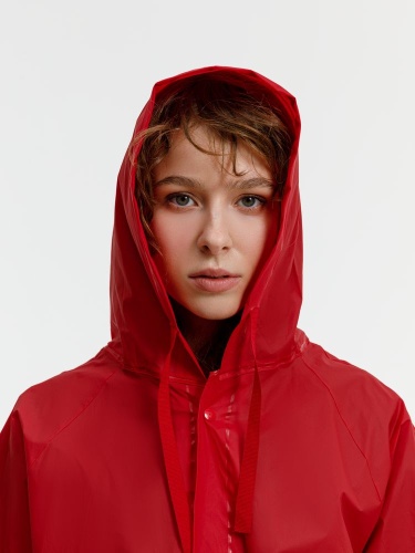 Дождевик RainDrop, красный фото 6