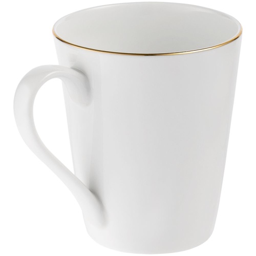 Кружка Select, белая с золотистой отводкой фото 3