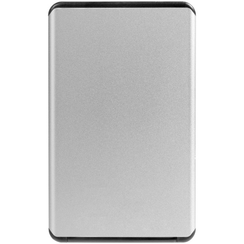 Металлический аккумулятор Double Reel 5000 мАч, серебристый фото 3 Металлический аккумулятор Double Reel 5000 мАч, серебристый фото 3