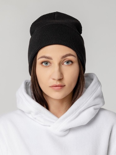 Шапка Real Rib, черная фото 5 Шапка Real Rib, черная фото 5